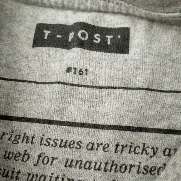 T-POST ~ The "Adam" Shirt ~ XS  Satire Punk Indie Skater Y2K - Picture 4 of 6